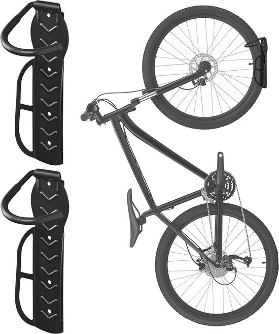ProPlus Muurbeugel Voor Fiets - Inclusief bevestigingsmateriaal - Ophangsysteem - Muurhaak - Wandhouder - 2 stuks van ProPlus