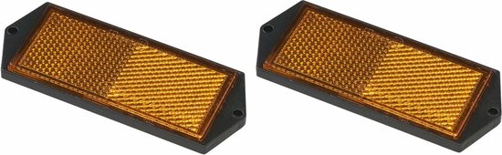 ProPlus Reflector - set 2x - oranje - schroefbevestiging - 104 x 40 mm van ProPlus