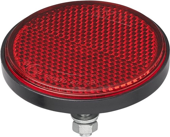 ProPlus Reflector - set 2x - rood - boutbevestiging - 60mm - M5 bout - rond van ProPlus