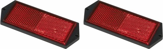 ProPlus Reflector - set 2x - rood - schroefbevestiging - 104 x 40 mm van ProPlus
