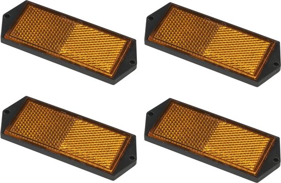 ProPlus Reflector - set 4x - oranje - schroefbevestiging - 104 x 40 mm van ProPlus