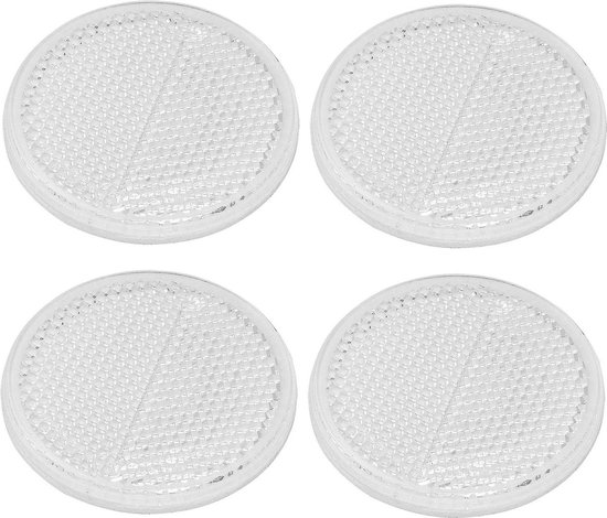 ProPlus Reflector - set 4x - wit - zelfklevend - 60mm - rond van ProPlus