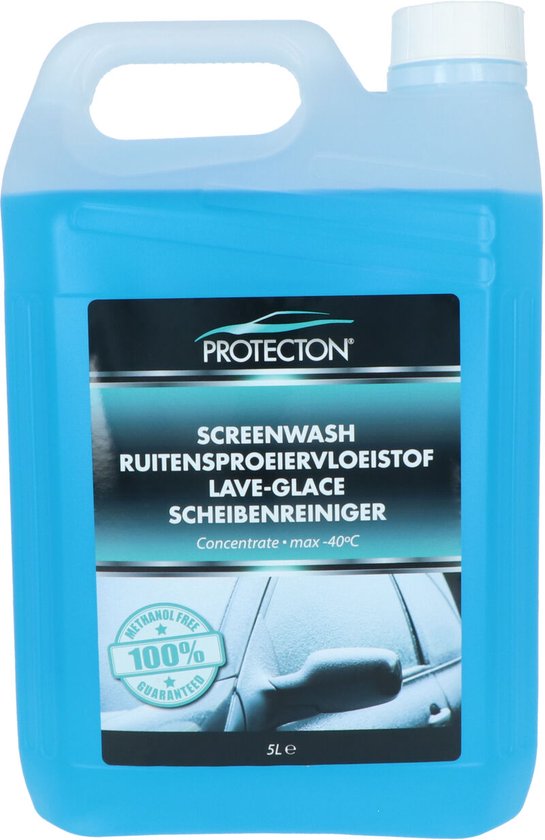 Protecton Ruitensproeiervloeistof - Antivries Ruitenvloeistof -40°C - Concentraat- 5L van Merkloos