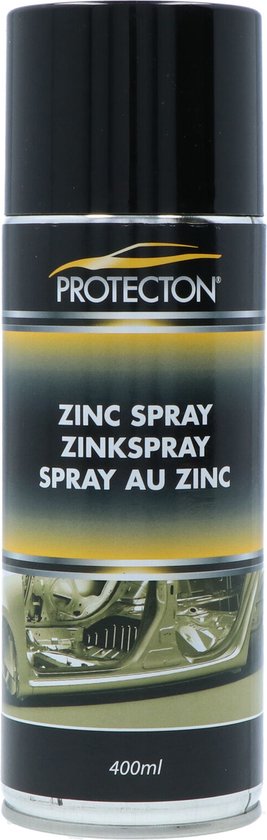 Protecton Zinkspray 400ml – Corrosiewerende Coating – Puntlasbaar – Overschilderbaar van Merkloos