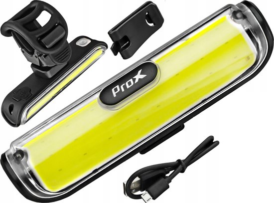 ProX Voorlicht 100 Lumen - Micro USB Oplaadbaar - 180° zichtbaarheid