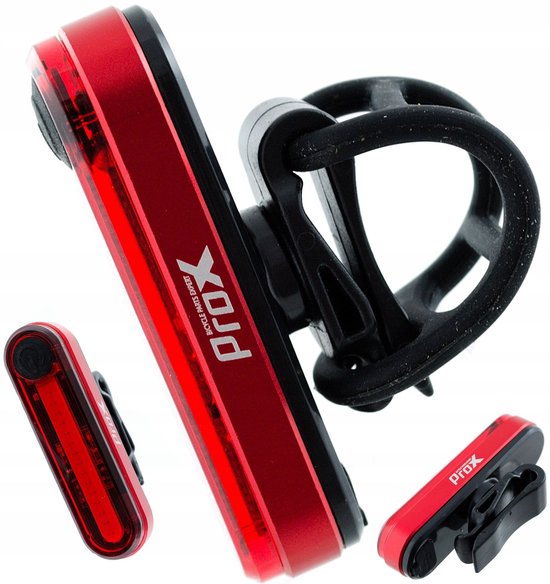 PROX WEGA - Fietsverlichting Achter - USB Oplaadbaar - 40 Lumen