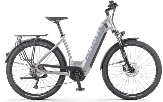 Puch E-Maxi S+ Active Plus 500 - Elektrische Fiets - Mat Antraciet - Accu 500Wh - 250W Bosch Middenmotor - Shimano Nexus 8 Versnellingen - Hydraulische Remmenn