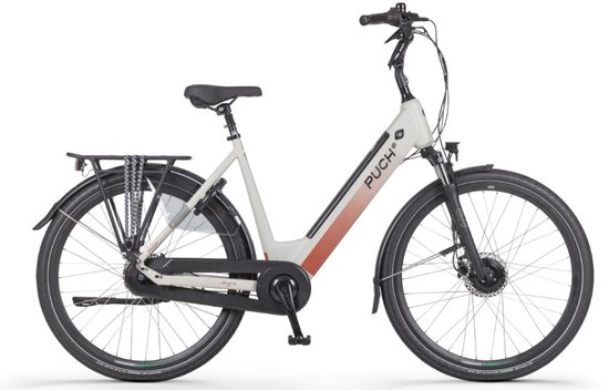 PUCH E-Modern Basic N7 Elektrische Fiets – E-bike – Lage Instap - Framemaat 54 - Uitneembare Accu - 28 Inch - 250W AKM Motor - 110 km Actieradius - Silk Grey Matt van Puch