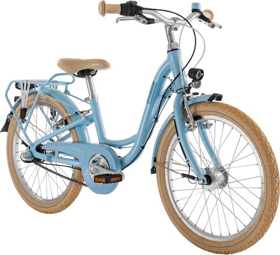 Puky Fiets 20 3gears Skyride retro blue van Merkloos