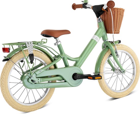 Puky Kinderfiets 16 Youke in retro groen van Puky