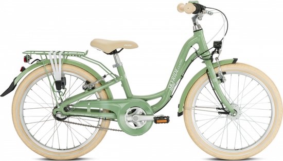 Puky Skyride kinderfiets - 20 inch - 3 versnellingen - Retro groen - (5-8 jaar) van Puky