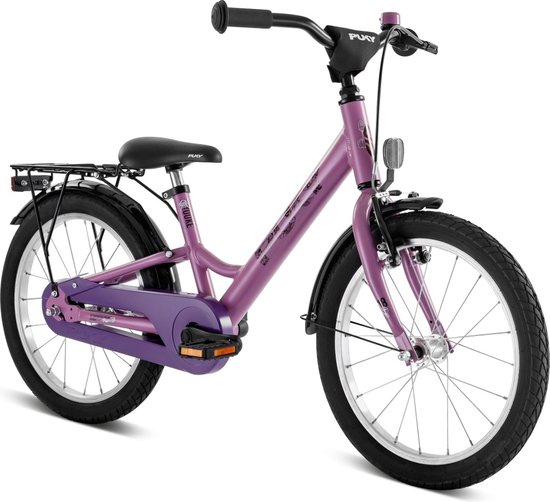 Puky Youke 18 - Perkey Purple - Kinderfiets 18 inch - remnaaf - Paars van Puky