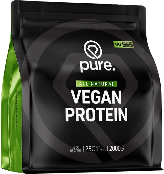 Pure. Vegan Protein - 2000gr - eiwitten - plantaardige eiwitshake - low carb dieet