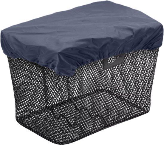Purepeak Fietskrat Hoes - Krathoes Fietsmand - Afdekhoes Waterbestendig - Crate Cover - 35x45cm - Donkerblauw van Pure