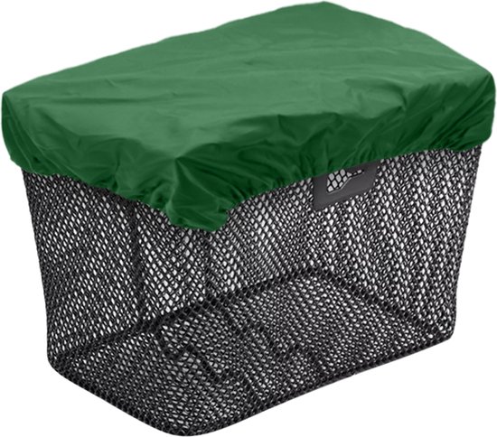 Purepeak Fietskrat Hoes - Krathoes Fietsmand - Afdekhoes Waterbestendig - Crate Cover - 35x45cm - Groen van Pure
