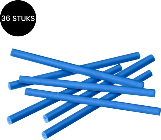 Purepeak Spaakreflectoren Set 36 Stuks - Spaakverlichting Kinderfiets - Spaakversiering - Blauw van Purepeak