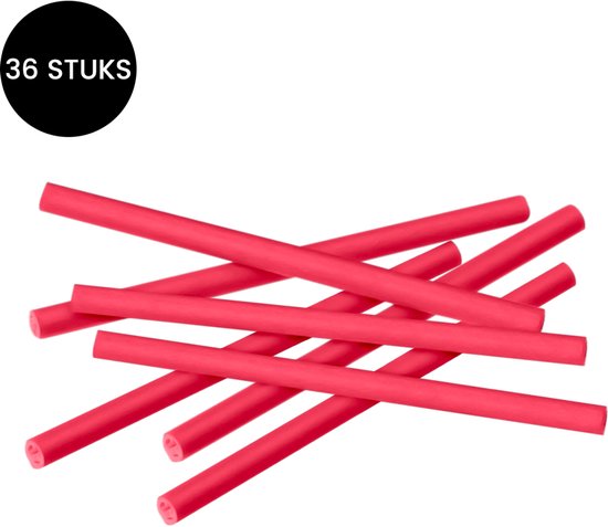 Purepeak Spaakreflectoren Set 36 Stuks - Spaakverlichting Kinderfiets - Spaakversiering - Roze van Merkloos