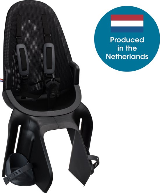 Qibbel Air Fietsstoeltje Achter Bagagedrager bevestiging - Black van Qibbel