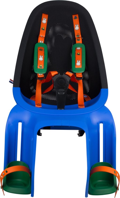 Qibbel Air Fietsstoeltje Achter Bagagedrager bevestiging - Nijntje blauw van Qibbel