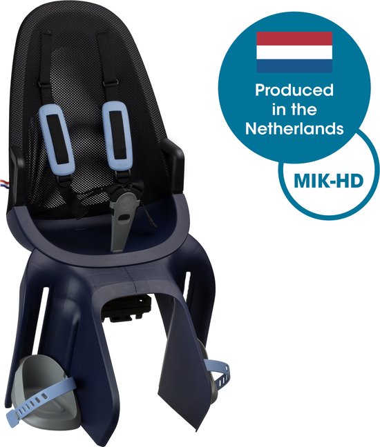 Qibbel Air Fietsstoeltje achter - MIK-HD - Denim Blue van Qibbel