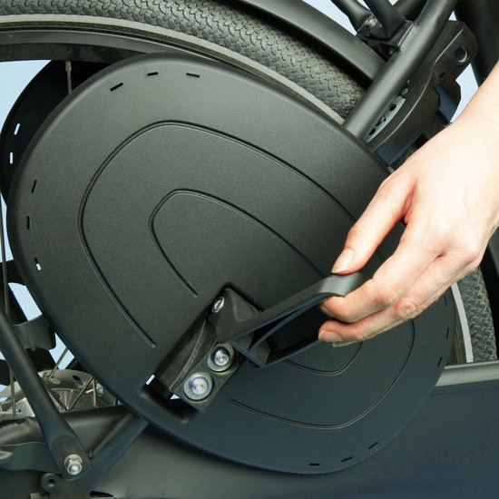 Qibbel Junior 6+ Fietsstoeltje Achter - Voetbeschermingsplaten van Qibbel