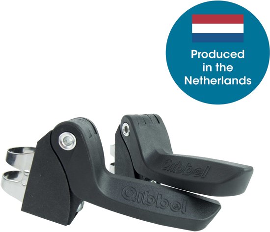 Qibbel Junior 6+ Fietsstoeltje Achter - Voetsteunen van Merkloos