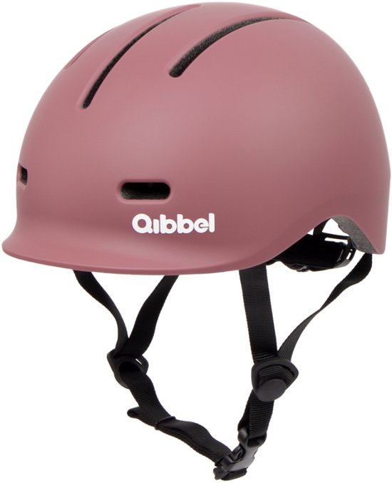 Qibbel Kinderfietshelm XS 45-51 cm – Plum Rose - Roze – verstelbaar – EN1078 gecertificeerd - Fietshelm - kinderhelm