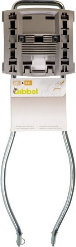 Qibbel Q202 - Beugel Framebevestiging voor Achterzitje - Grijs van Qibbel