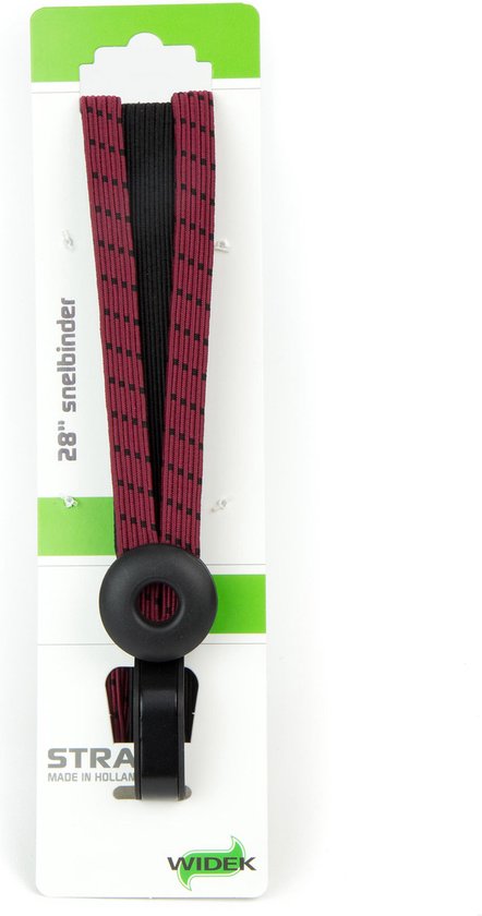 Qibbel Triobinder Eye met haak 24+2x12mm zwart/bordeaux van Merkloos