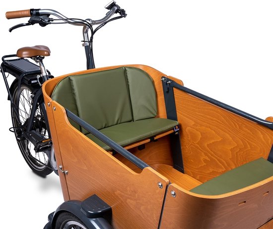 Qiewie Kussenset Army Green (ALLEEN geschikt voor Babboe Curve) van Qiewie