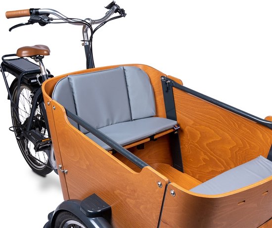 Qiewie Kussenset Dark Grey / Grijs (ALLEEN geschikt voor Babboe Curve) van Qiewie