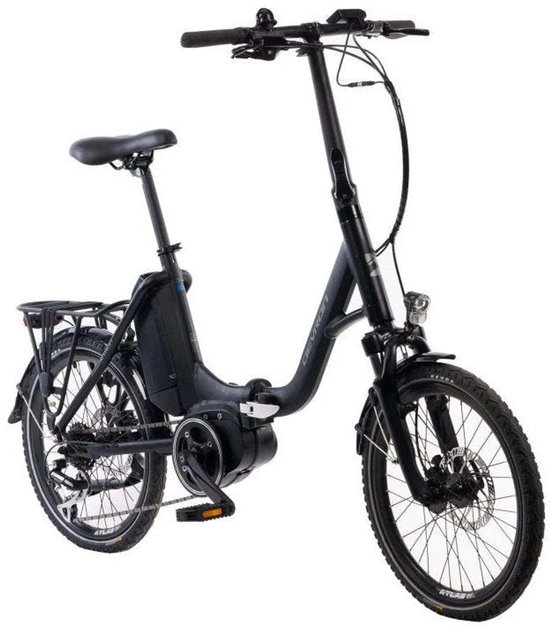 Qivelo Devron Fold – Zwart – Elektrische Vouwfiets 417Wh