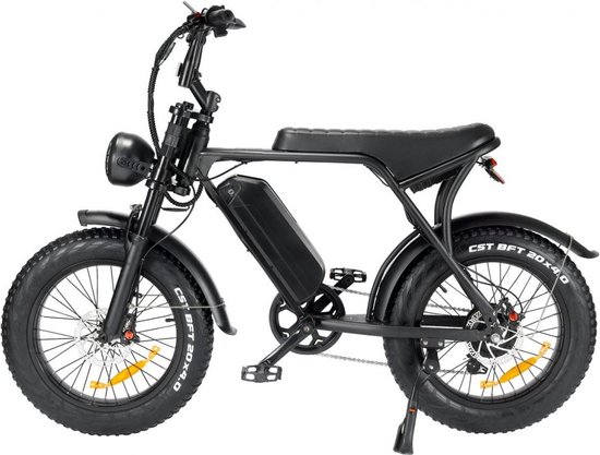 QM V20 - PRO- zwart - elektrische fatbike van Merkloos