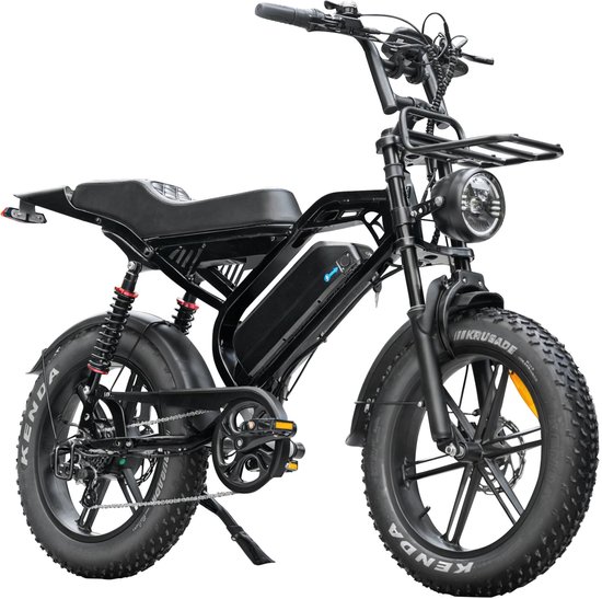 QmWheel S20 Pro - Fatbike - Zwart - Hydraulische Remmen van QmWheel