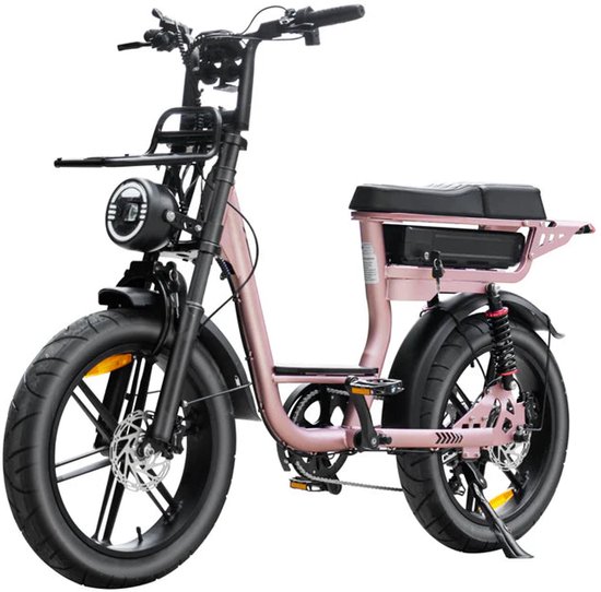 QmWheel V20 Comfort Fatbike - 250W motor - 48V 15Ah accu - Rose Gold 2026