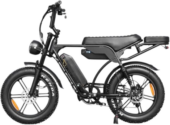QmWheel V29 Pro Fatbike – Zwart – Dubbele Accu