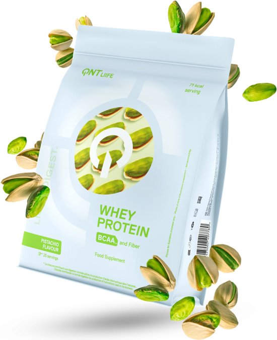 QNT Light Digest Whey Protein - Pistache van Merkloos
