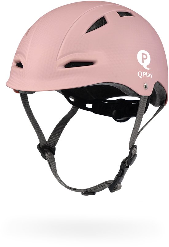 Qplay Kinderhelm - Veilige helm voor Kinderen - Maat M - Roze