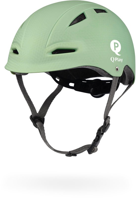 Qplay Kinderhelm - Veilige helm voor Kinderen - Maat S - Groen