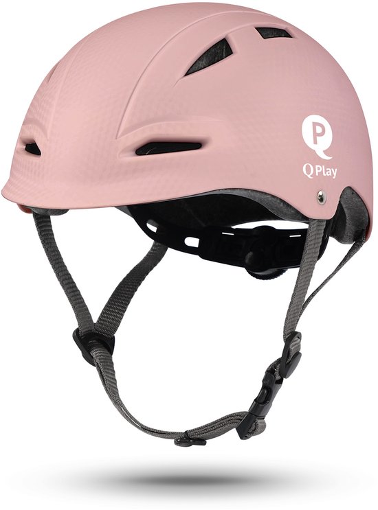 Qplay Kinderhelm - Veilige helm voor Kinderen - Maat S - Roze