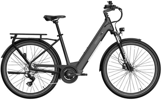 Qreate City Air Pro - Elektrische Stadsfiets - Zwart - 27.5 inch - Accu 540Wh (36V, 15Ah) - 250W (35Nm) Ananda Motor - Shimano 7 Versnellingen - Hydraulische Remmen