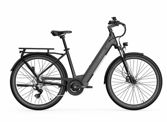 QREATE City Pro - E-bike - Lage Instap - 27.5 Inch - 250W Motor - 7 Versnellingen - 100 km Actieradius - Hydraulische Schijfremmen - Zwart