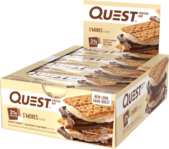 Quest Nutrition Quest Bar - 12 repen - S'Mores.