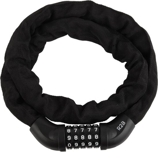 R2B Fietsslot met cijferslot - 110 cm - Kettingslot fiets - Fietssloten electrische fietsen - Fietsslot ketting - Bike Lock - Ketting Slot - Fiets Accessoires