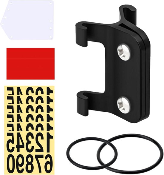 Racefietshouder - Nummerhouder Fiets - Wedstrijd Herkenning - Dubbele Schroefbevestiging - 15 x 10 x 3 cm - N.v.t.
