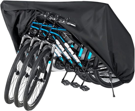 Rainy Day Bike Accessories - Waterdichte Fietshoes - Stofhoes - Mountainbikehoes - Geschikt voor 3 Fietsen - Zwart van Rainy Day