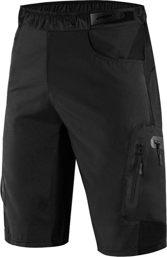RAMBUX® - Fietsbroek Heren met Zeem - MTB Broek - Zwart - Mountainbike - Fietskleding Short - Sportbroek - Maat 3XL van Merkloos