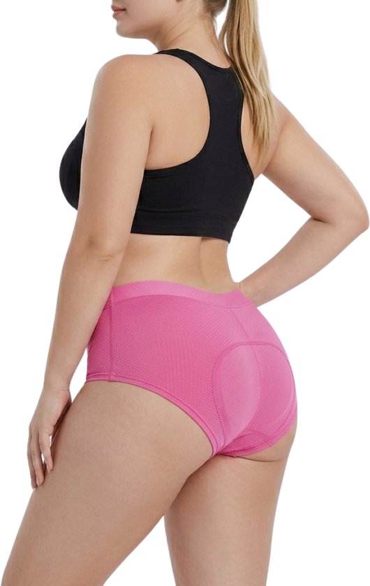 RAMBUX® Fietsonderbroek Met Zeem – Fietsondergoed Dames – Ademend & Shockproof – maat XL (42)