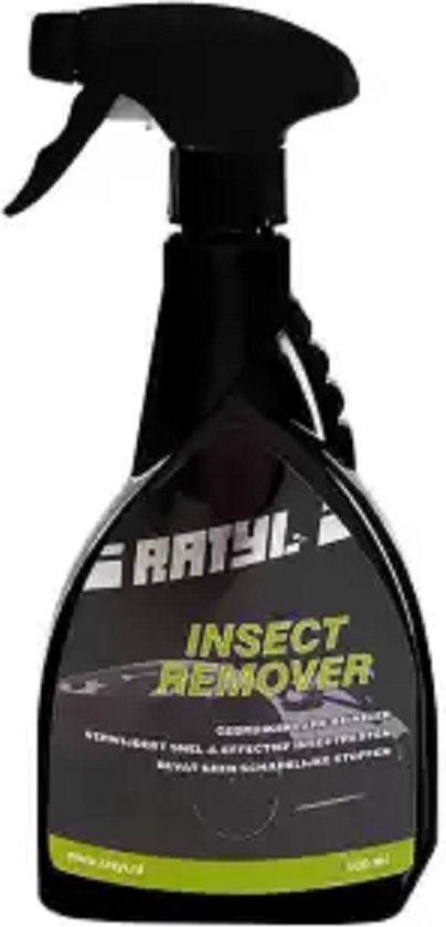 Ratyl Insect Remover-Spuitfles Insecten (Muggen, vliegen, mot) verwijderaar | Exterior clean | Auto wassen | Reiniger auto | Cleaner | Spray | Auto wassen | Bug remover | Car cleaning van Ratyl