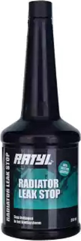 Ratyl Radiator Leak Stop, flacon zwart-Ratyl Radiator Leak Stop stopt lekkages in het koelsysteem-250ML van Ratyl